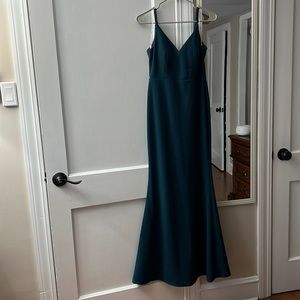 Size medium floor length gown worn once